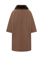 AVA ADORE - Long Coat with Zip Closure - Brown - LIDIASHOPPING® - Official Website