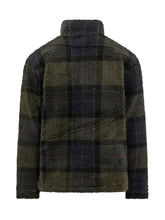 BARBOUR - Giacca con Zip e Motivo Tartan - Verde - LIDIASHOPPING® - Official Website