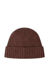BARBOUR - Carlton Beanie with Turned Cuff - Brown - LIDIASHOPPING® - Official Website
