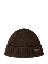 BARBOUR - Carlton Beanie in Ribbed Knit - Green - LIDIASHOPPING® - Official Website