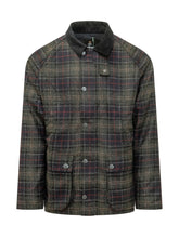 BARBOUR - Giacca Bedale con Motivo Tartan - Verde - LIDIASHOPPING® - Official Website