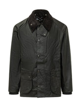 BARBOUR - Giacca Bedale con Tasche a Patta - Nero - LIDIASHOPPING® - Official Website