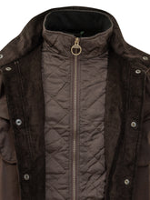 BARBOUR - Giacca Ogston con Patch sul Petto - Marrone - LIDIASHOPPING® - Official Website