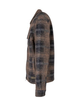BARBOUR INTERNATIONAL - Overshirt Oswald a Quadri con Zip - Blu - LIDIASHOPPING® - Official Website