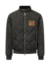 BARBOUR INTERNATIONAL - Bomber Merchant Trapuntato - Nero - LIDIASHOPPING® - Official Website