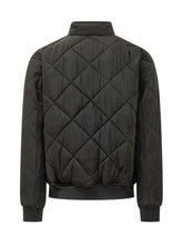 BARBOUR INTERNATIONAL - Bomber Merchant Trapuntato - Nero - LIDIASHOPPING® - Official Website