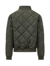 BARBOUR INTERNATIONAL - Merchant Quilted Jacket with Patch - Green - LIDIASHOPPING® - Official Website
