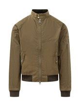 BARBOUR INTERNATIONAL - Bomber Merchant con Collo Alto - Verde - LIDIASHOPPING® - Official Website