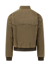 BARBOUR INTERNATIONAL - Bomber Merchant con Collo Alto - Verde - LIDIASHOPPING® - Official Website