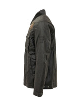 BARBOUR INTERNATIONAL - Workers Jacket with Embroidered Patch - Black - LIDIASHOPPING® - Official Website