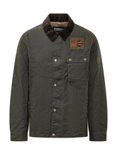 BARBOUR INTERNATIONAL - Workers Jacket with Embroidered Patch - Green - LIDIASHOPPING® - Official Website