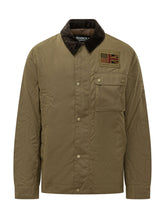 BARBOUR INTERNATIONAL - Giacca Workers con Patch Ricamata - Verde - LIDIASHOPPING® - Official Website