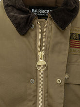 BARBOUR INTERNATIONAL - Giacca Workers con Patch Ricamata - Verde - LIDIASHOPPING® - Official Website