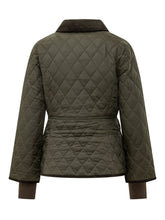 BARBOUR - Fitted Beadnell Quilted Jacket - Green - LIDIASHOPPING® - Official Website