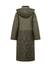 BARBOUR - Osbourne Giacca Lunga Trapuntata - Verde - LIDIASHOPPING® - Official Website