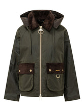 BARBOUR - Giacca Carville con Cappuccio - Verde - LIDIASHOPPING® - Official Website