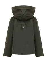 BARBOUR - Giacca Carville con Cappuccio - Verde - LIDIASHOPPING® - Official Website