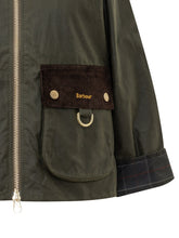 BARBOUR - Giacca Carville con Cappuccio - Verde - LIDIASHOPPING® - Official Website