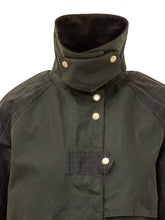 BARBOUR - Kirkless Coat with Checked Panels - Green - LIDIASHOPPING® - Official Website