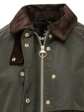 BARBOUR - Kirkless Coat with Checked Panels - Green - LIDIASHOPPING® - Official Website