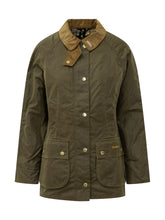 BARBOUR - Icons Beadnell Jacket with Checked Sleeves - Green - LIDIASHOPPING® - Official Website