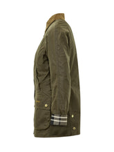 BARBOUR - Icons Beadnell Jacket with Checked Sleeves - Green - LIDIASHOPPING® - Official Website