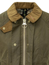 BARBOUR - Icons Beadnell Jacket with Checked Sleeves - Green - LIDIASHOPPING® - Official Website