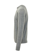 BALLANTYNE - Maglia Girocollo con Bordo a Coste - Grigio - LIDIASHOPPING® - Official Website