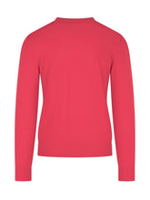BALLANTYNE - Maglia Girocollo con Bordo a Coste - Rosso - LIDIASHOPPING® - Official Website
