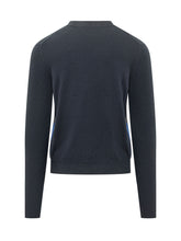 BALLANTYNE - Crewneck Sweater with Diamond Pattern - Blue - LIDIASHOPPING® - Official Website