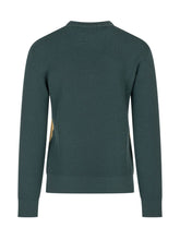 BALLANTYNE - Maglia Girocollo con Motivo a Rombi - Verde - LIDIASHOPPING® - Official Website