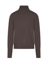 BALLANTYNE - Turtleneck with Diamond Pattern - Brown - LIDIASHOPPING® - Official Website