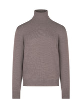 BALLANTYNE - Dolcevita con Collo a Coste - Marrone - LIDIASHOPPING® - Official Website