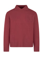 BALLANTYNE - Pullover Polo con Taschino Applicato - Rosso - LIDIASHOPPING® - Official Website