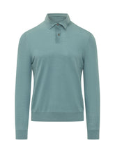 BALLANTYNE - Crewneck Cardigan with Logo - Blue - LIDIASHOPPING® - Official Website