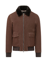 BARBA JACKET - Giubbotto con Colletto e Tasche Frontali - Marrone - LIDIASHOPPING® - Official Website