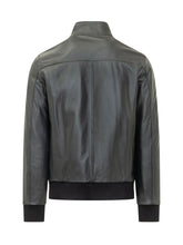 BARBA JACKET - Giubbotto Biker con Zip - Blu - LIDIASHOPPING® - Official Website