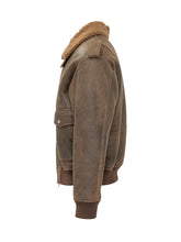DFOUR - Bomber con Colletto Morbido - Marrone - LIDIASHOPPING® - Official Website