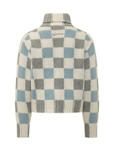 KENZO - Maglione a Scacchi con Collo Alto - Multicolore - LIDIASHOPPING® - Official Website