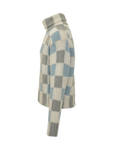 KENZO - Maglione a Scacchi con Collo Alto - Multicolore - LIDIASHOPPING® - Official Website