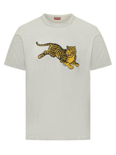 KENZO - Tiger Slim T-shirt - White - LIDIASHOPPING® - Official Website