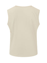 EXTERIOR - Top Senza Maniche con Scollo Tondo - Bianco - LIDIASHOPPING® - Official Website