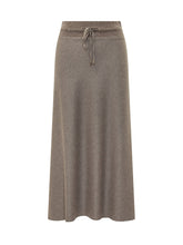 EXTERIOR - Gonna Lunga con Coulisse - Marrone - LIDIASHOPPING® - Official Website