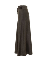 EXTERIOR - Gonna Lunga con Coulisse - Marrone - LIDIASHOPPING® - Official Website
