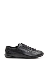 DOLCE & GABBANA - Sneaker Bassa con Lettering Laterale - Nero - LIDIASHOPPING® - Official Website