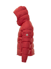 MONCLER - Piumino Maya con Cappuccio - Rosso - LIDIASHOPPING® - Official Website