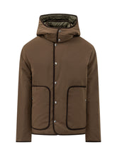 MONCLER - Giacca Venserre Trapuntata con Cappuccio - Verde - LIDIASHOPPING® - Official Website