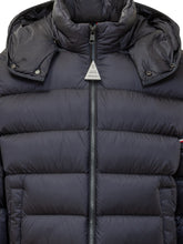 MONCLER - Ravenlock Padded Jacket with Hood - Blue - LIDIASHOPPING® - Official Website