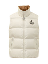 MONCLER - Belice Padded Vest with High Collar - White - LIDIASHOPPING® - Official Website