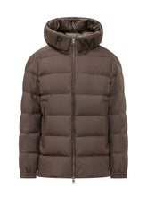 MONCLER - Orvelle Quilted Jacket with Hood - Brown - LIDIASHOPPING® - Official Website